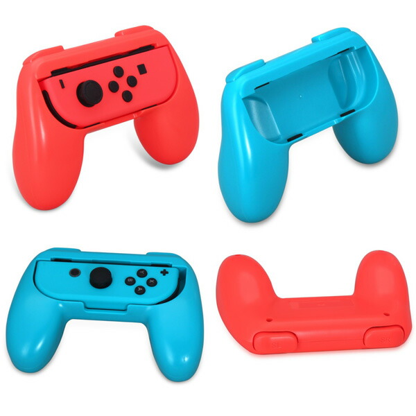 楽天市場】☆[送料無料] Joy-Con グリップ 2色セット Nintendo Switch