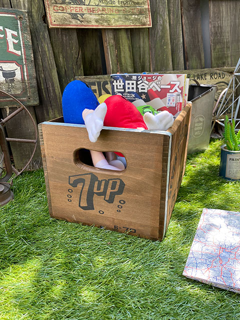 楽天市場】7UP 木箱 クレートボックス アメリカン雑貨 アメリカ雑貨