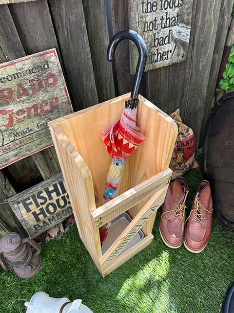 楽天市場】☆稀少な絶盤品☆ かさ立て （小） アルミ受皿付き 無塗装