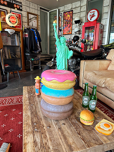 楽天市場】ドーナツ スツール イースね アメリカン雑貨 アメリカ雑貨