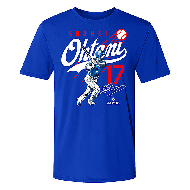 楽天市場】MLB ロサンゼルス ドジャース 大谷翔平 公式Tシャツ