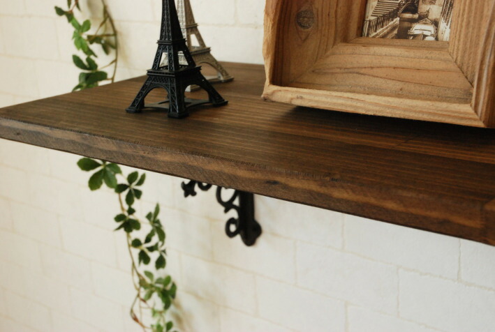 楽天市場】ウォールシェルフ アイアン アンティーク セット ウォール