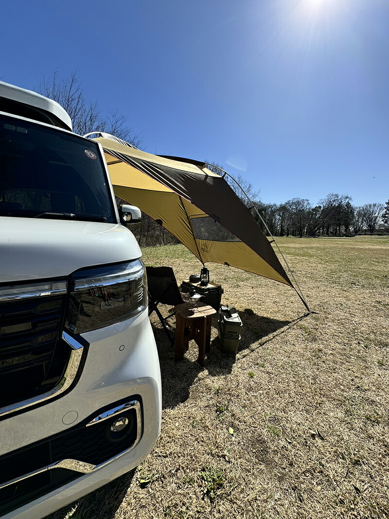 楽天市場】カーサイドタープ 車 GR クロスライド キャンパルジャパン