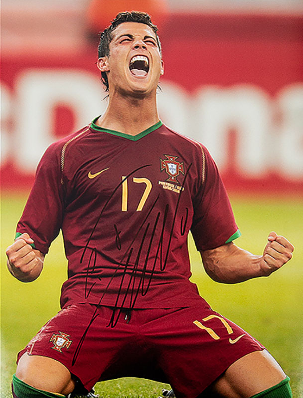 楽天市場】クリスティアーノ・ロナウド ポルトガル代表 直筆サイン