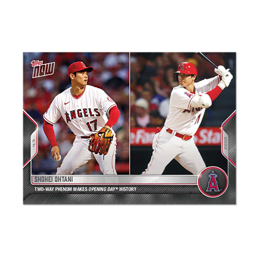 楽天市場】大谷翔平 #6 2022年開幕戦二刀流出場記念カード Two-Way