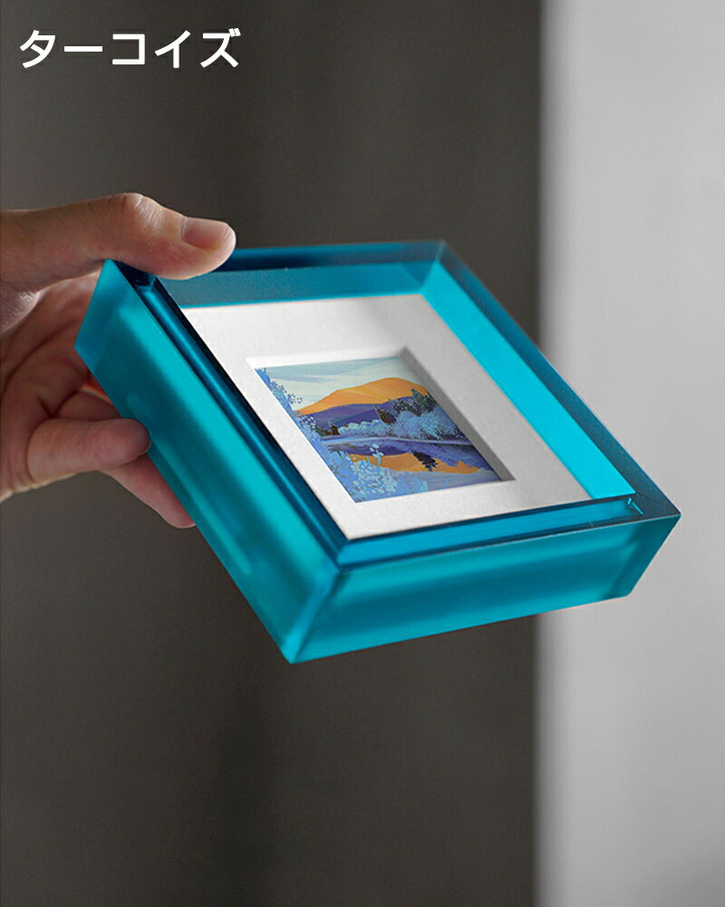 楽天市場】アクリル フォトフレーム 2L 壁掛け l判 アクリルフォト