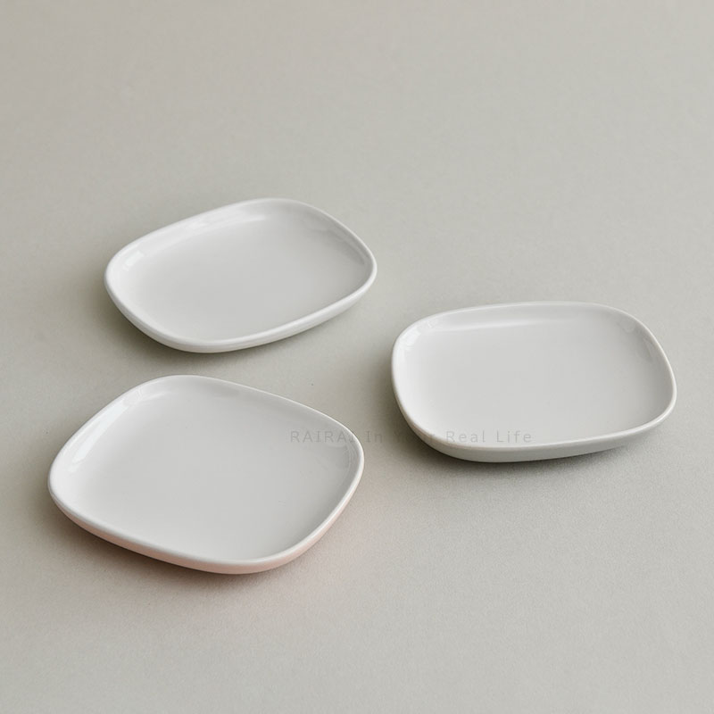 楽天市場】アレッシィ オーバル Ovale プレート ホワイト ピンク