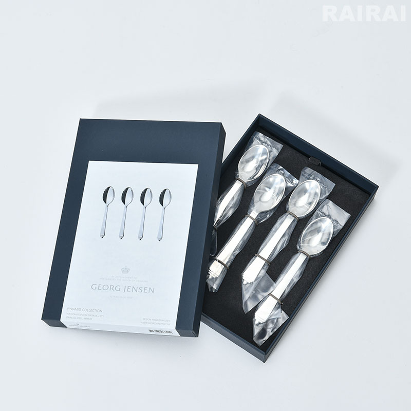 楽天市場】ジョージジェンセン コーヒースプーン 4本セット ピラミッド
