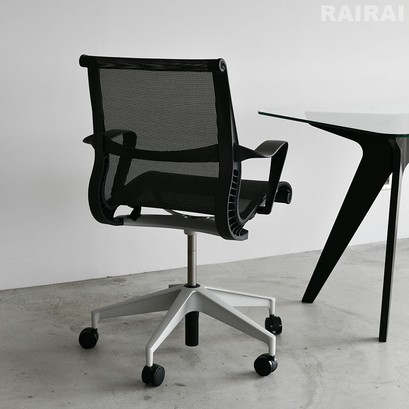 楽天市場】セトゥーチェア グラファイト×グラファイト リボンアーム