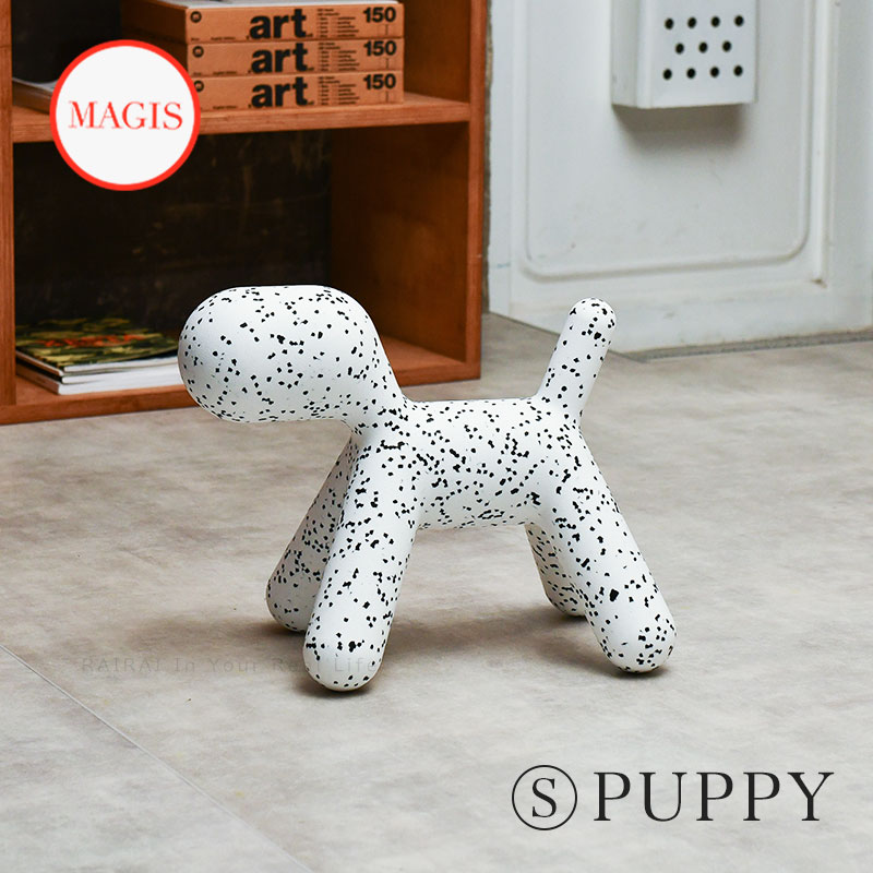 楽天市場】マジス オブジェ パピー ダルメシアン Sサイズ ホワイト