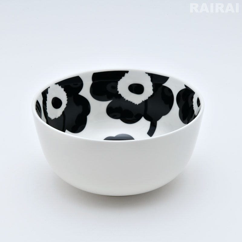 楽天市場】マリメッコ ボウル 900ml ウニッコ ブラック×ホワイト