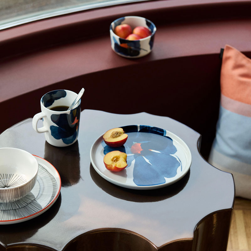 楽天市場】マリメッコ マグカップ 250ml ヴァルシ ダークブルー