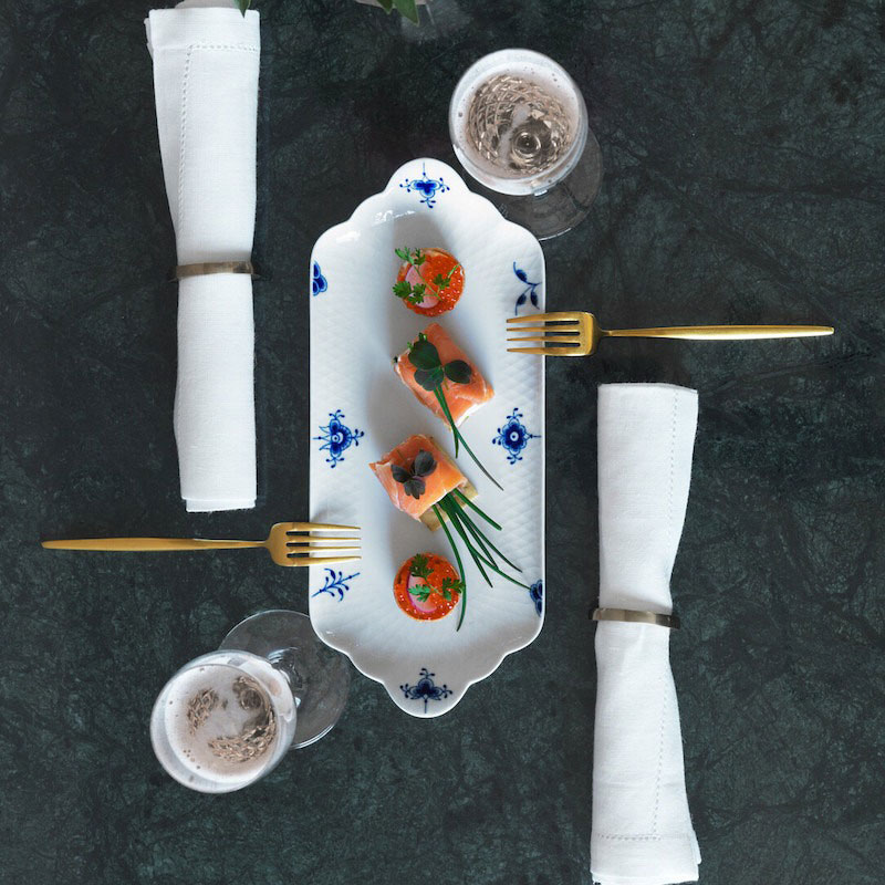 楽天市場】ロイヤル コペンハーゲン トレイ 28.5cm ブルーパルメッテ