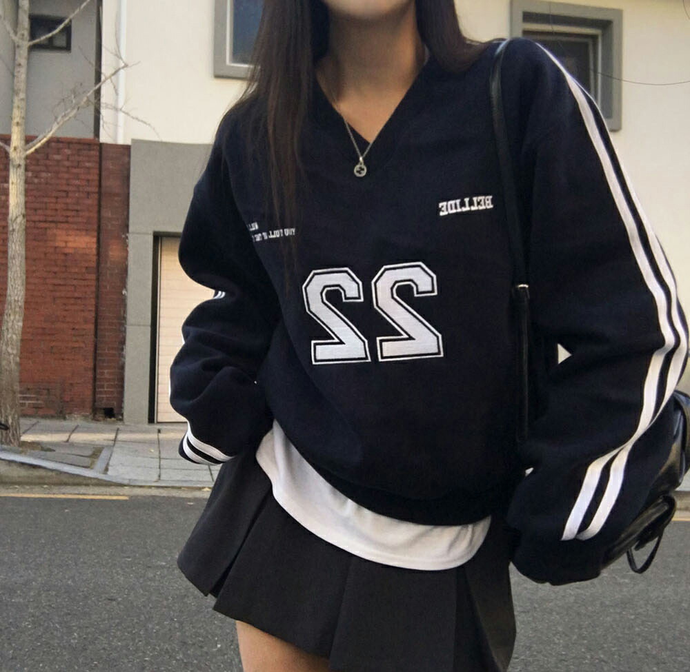 楽天市場】裏起毛ナンバーVネックスウェット・p618584 レディース