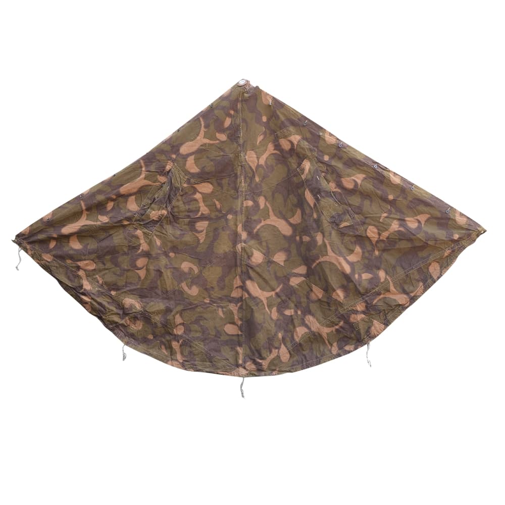 楽天市場】ハンガリー軍放出品 テントシート 軍幕 ハリケーン迷彩柄 扇
