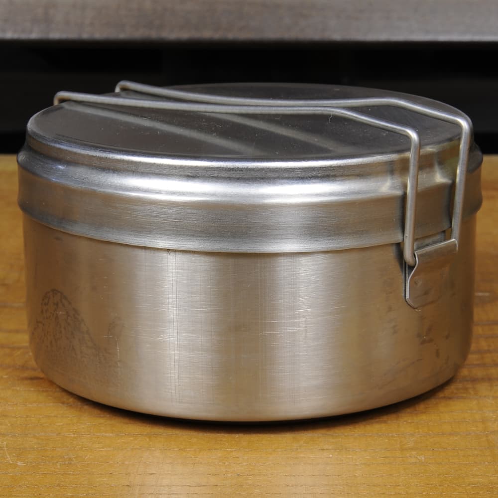 楽天市場】チェコ軍放出品 メスキット ステンレス製 2ピースクッカー