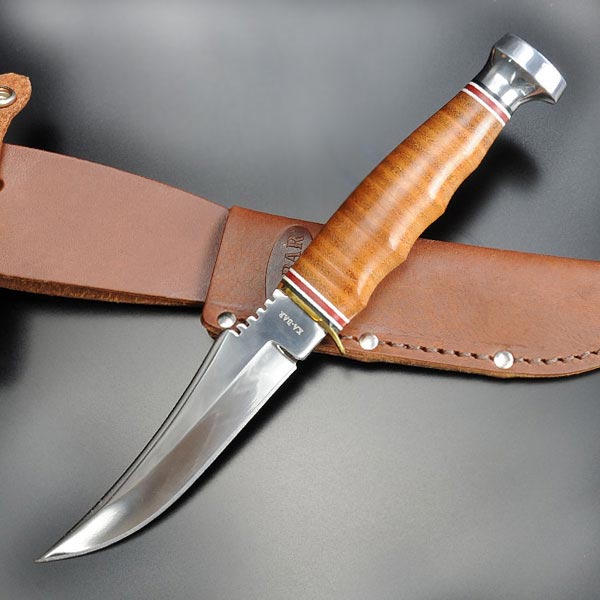 楽天市場】KA-BAR スキナー 革ハンドル 1233 ステンレス ケーバー 皮