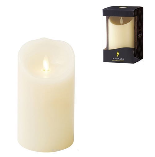 楽天市場】LEDキャンドル LUMINARA（ルミナラ）ピラー3．5×5【新