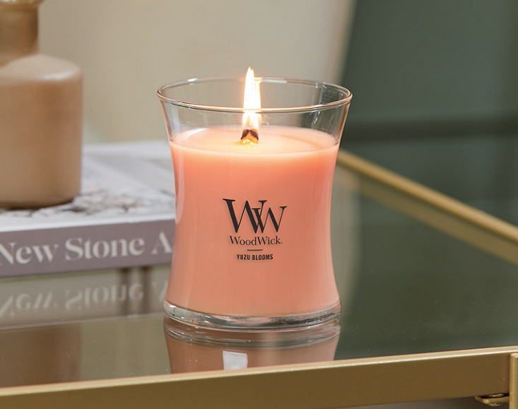 楽天市場】キャンドル ウッドウィック WoodWickジャーM ユズブルームズ