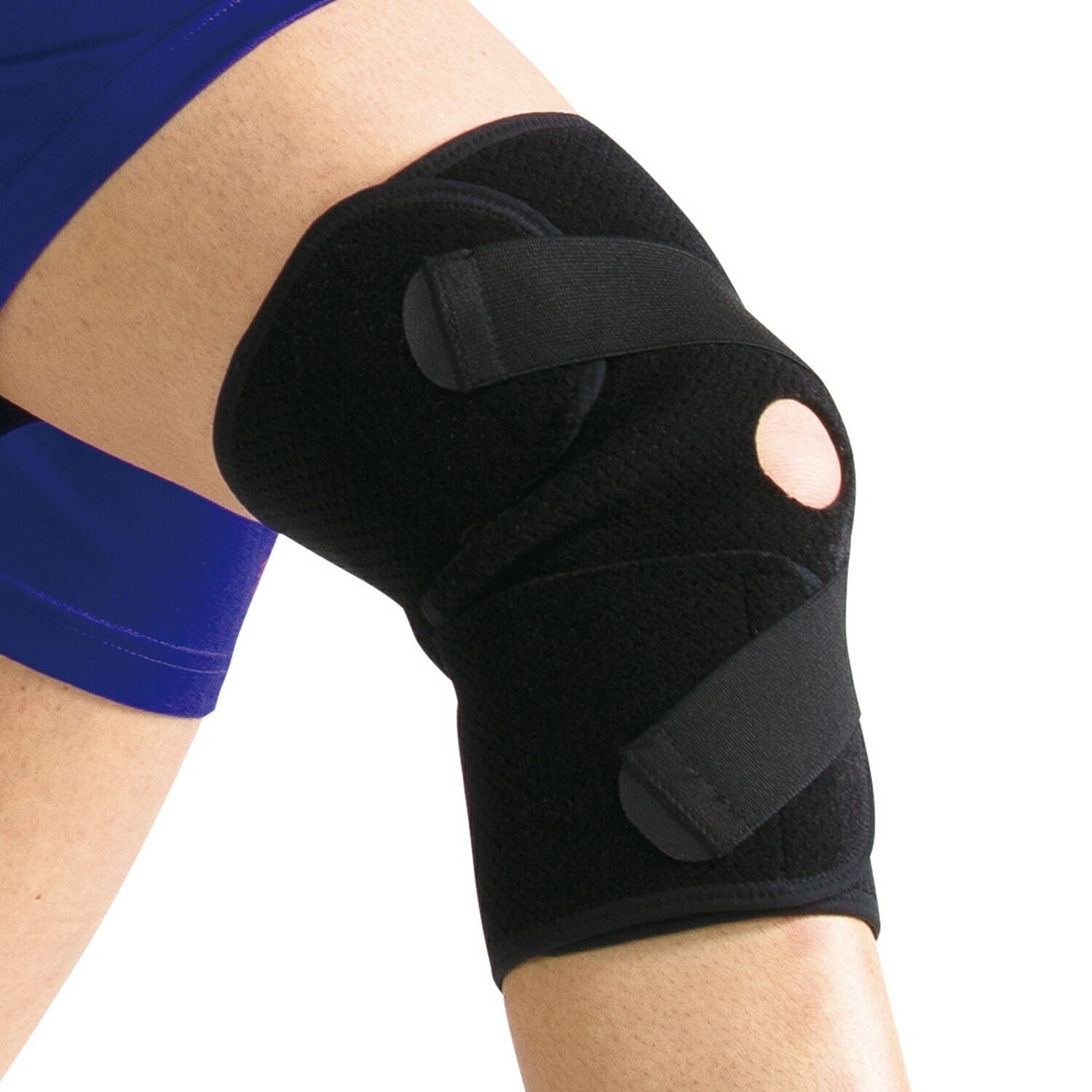 楽天市場】膝用サポーター ひざクロス しっかりしめる オープンタイプ