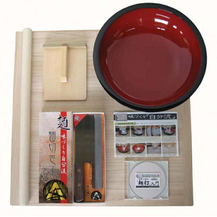 楽天市場】家庭用麺打ちセットB (そば・うどんDVD付) A-1280 : Pro Lab