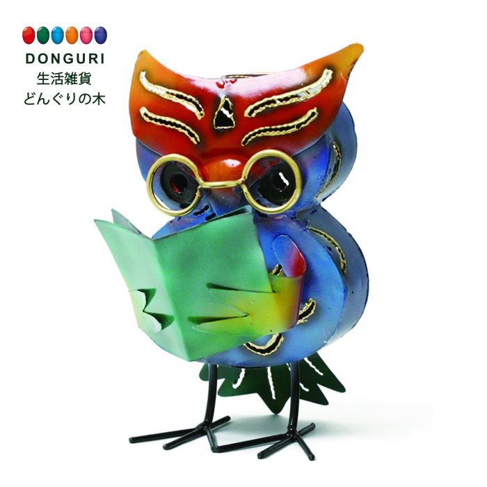 楽天市場】ブリキ ゴミ箱 フクロウの通販