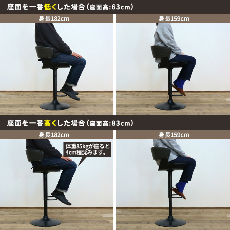 楽天市場】【レビュー特典付き】カウンターチェア 椅子 バーチェア