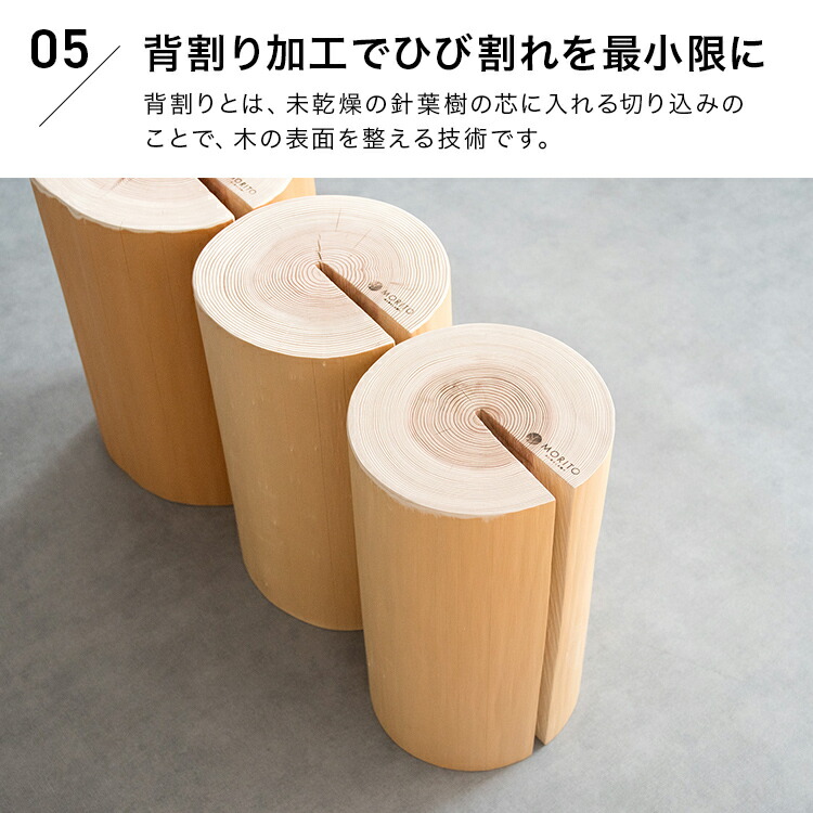 楽天市場】【レビュー特典付き】椅子 切り株 丸太 スツール サイド