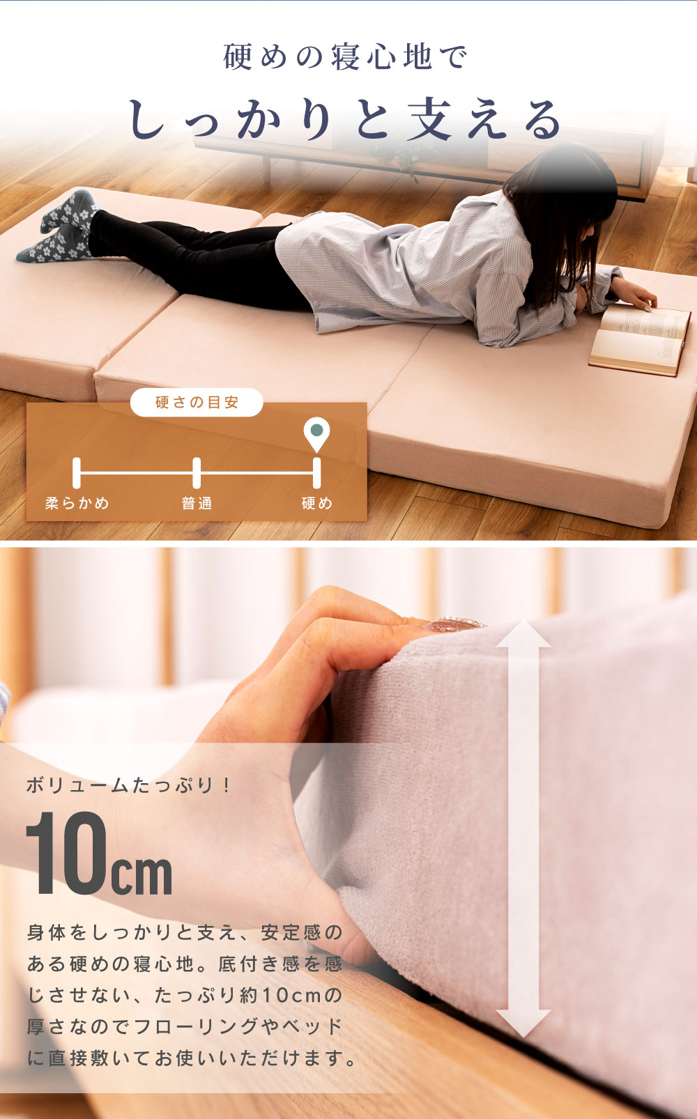 楽天市場】[楽天スーパーSALE] マットレス 高反発 シングル 敷布団 三