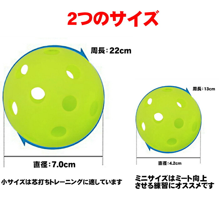 楽天市場】バッティングネット バッティングティー 穴あきボール 80個