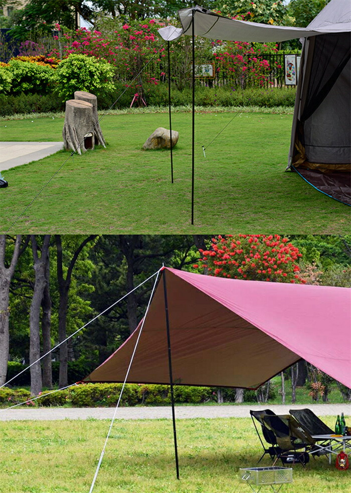 楽天市場】235cm テント タープポール タープ 簡易テント オプション