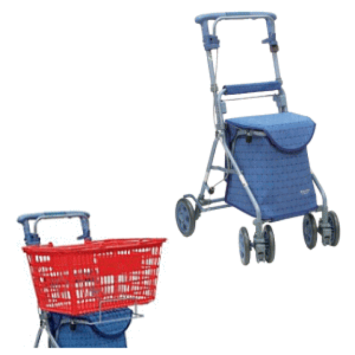 楽天市場】【送料無料】リズムRWC「買い物カゴ受け」付きバッグ容量14