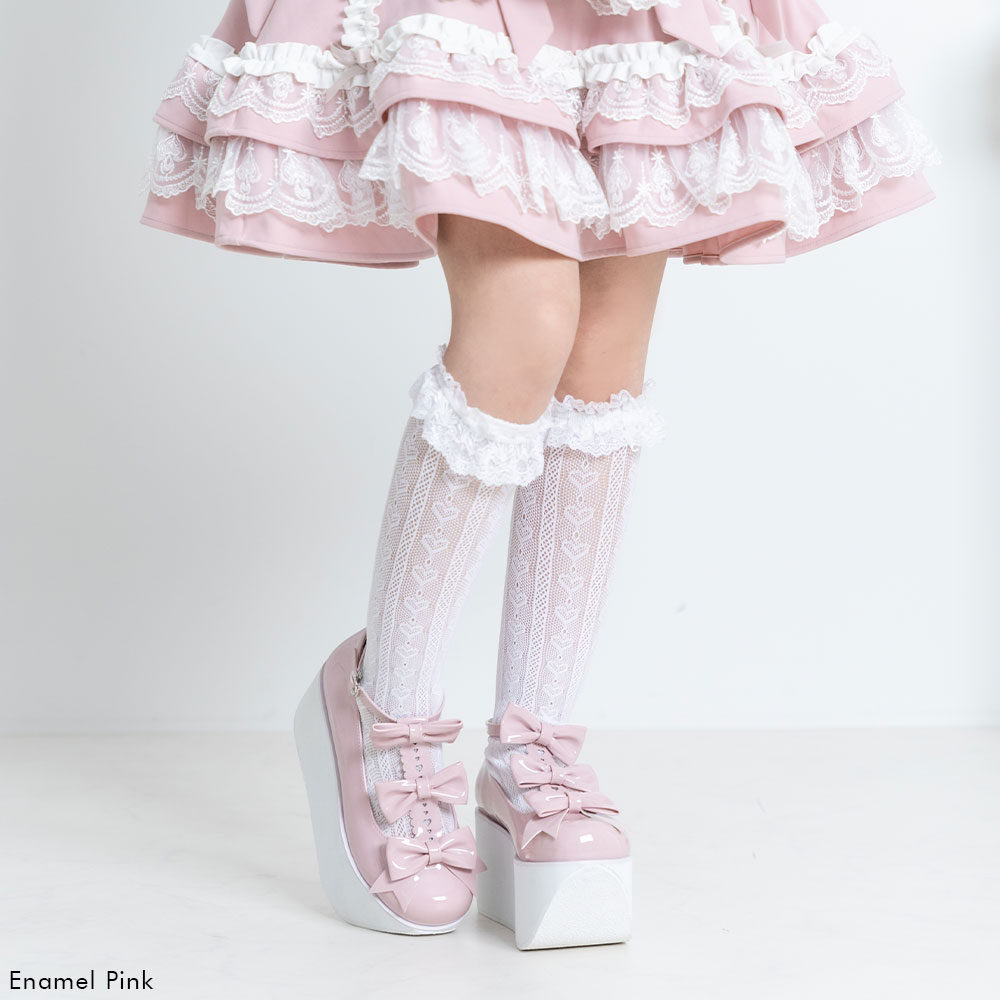 楽天市場】【FINALSALE】厚底トリプルリボンシューズ レディース 靴