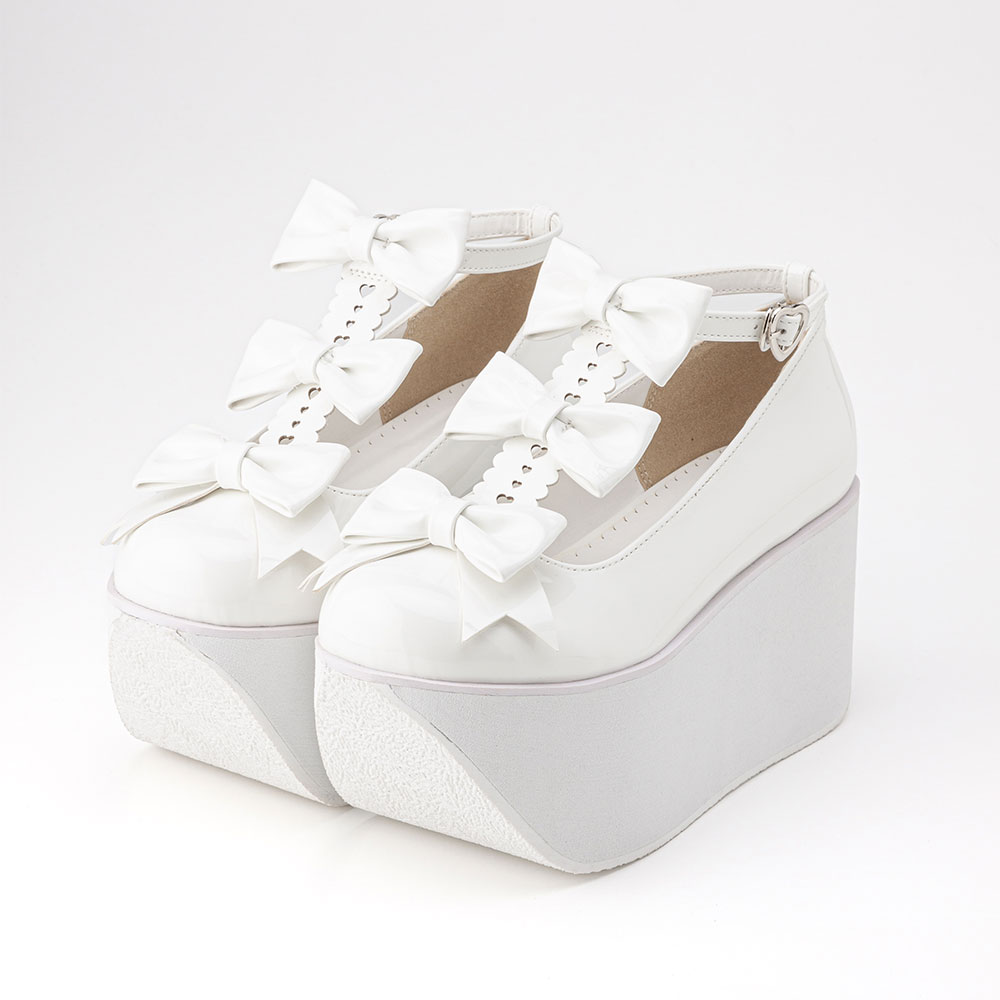 楽天市場】【FINALSALE】厚底トリプルリボンシューズ レディース 靴