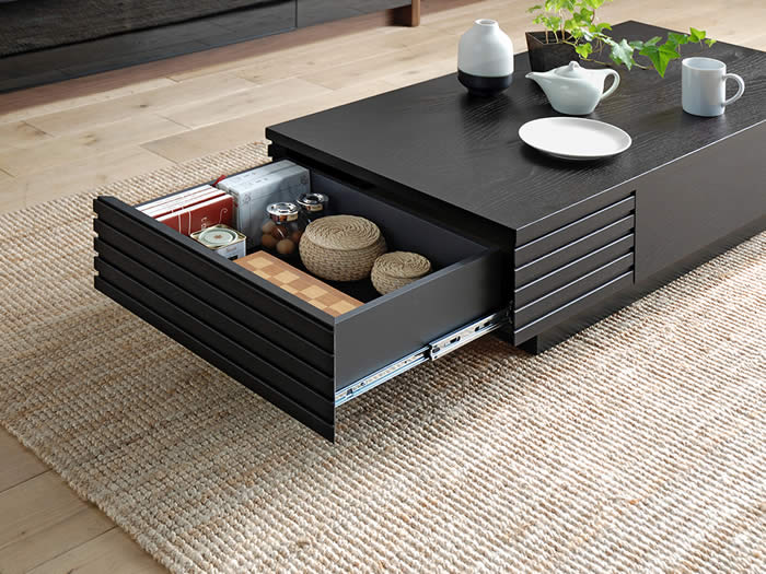 楽天市場】【送料無料】 LT-469 国産 リビングテーブル 引き出し付き