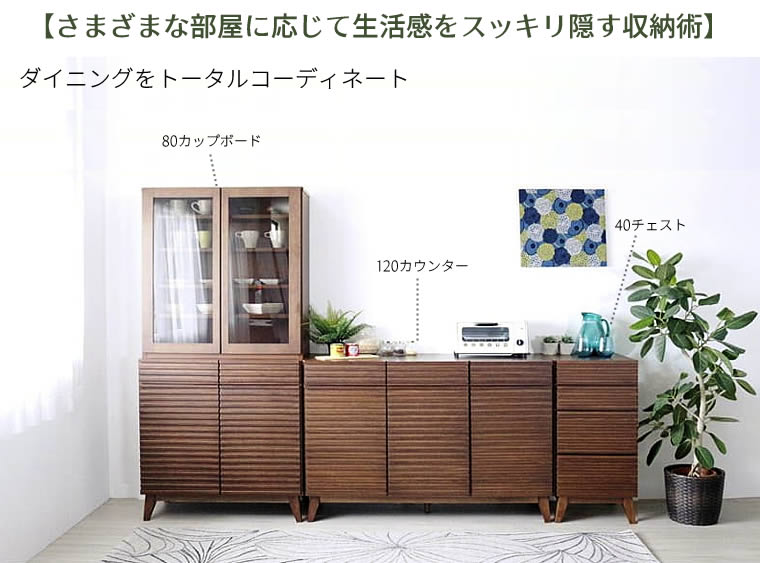 楽天市場】【送料無料】カップボード 幅80cm Silvia2 シルビア 食器棚