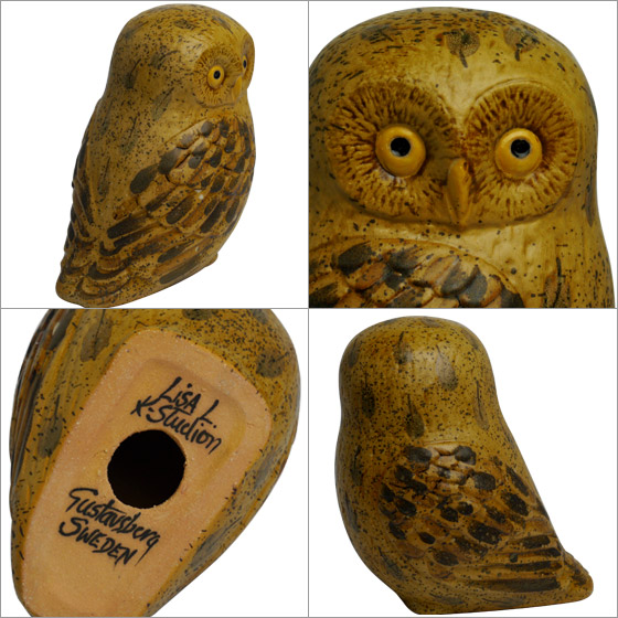 楽天市場】【クーポン4種あり】リサラーソン 置物 ふくろう フクロウ