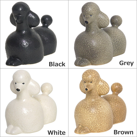 楽天市場】【クーポン4種あり】リサラーソン 置物 ケンネル プードル