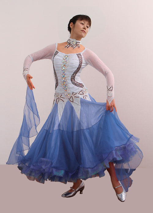 楽天市場】社交ダンス ダンスドレス モダン WQ-MD5-1 オーダードレス