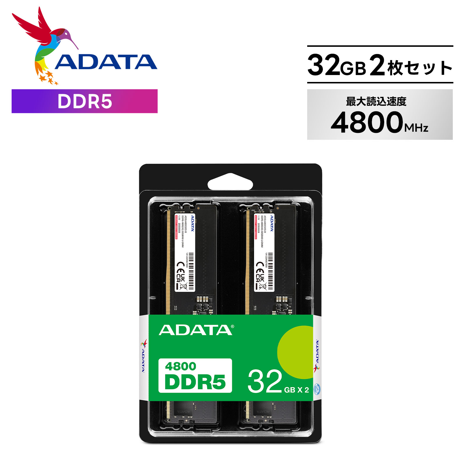 楽天市場】プリンストン 増設メモリ 8GB DDR5 4800MHz PC5-4800 CL40