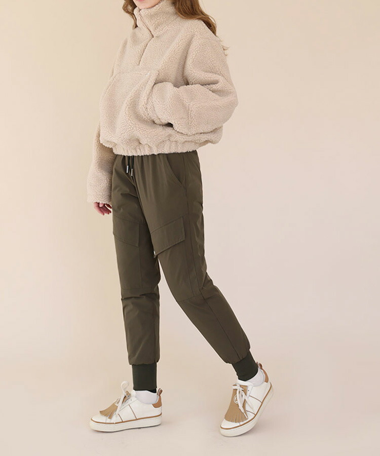 新品PING☆カーキ☆レディースあったかパンツ☆LL☆寒さゼロー