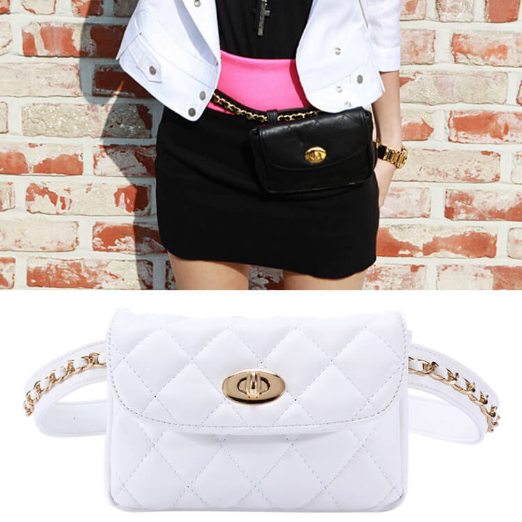 楽天市場】ボディバッグ チェーン レディース ゴルフ ポーチ ウエスト