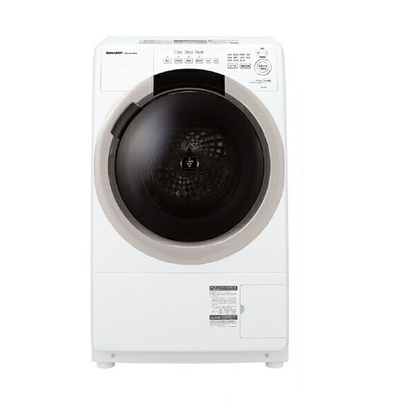 楽天市場】シャープ (右開き) 7.0kgドラム式洗濯乾燥機 ES-S7K-CR