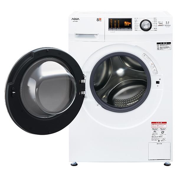 楽天市場】AQUA アクア (左開き) 8.0kgドラム式洗濯機 乾燥機能なし