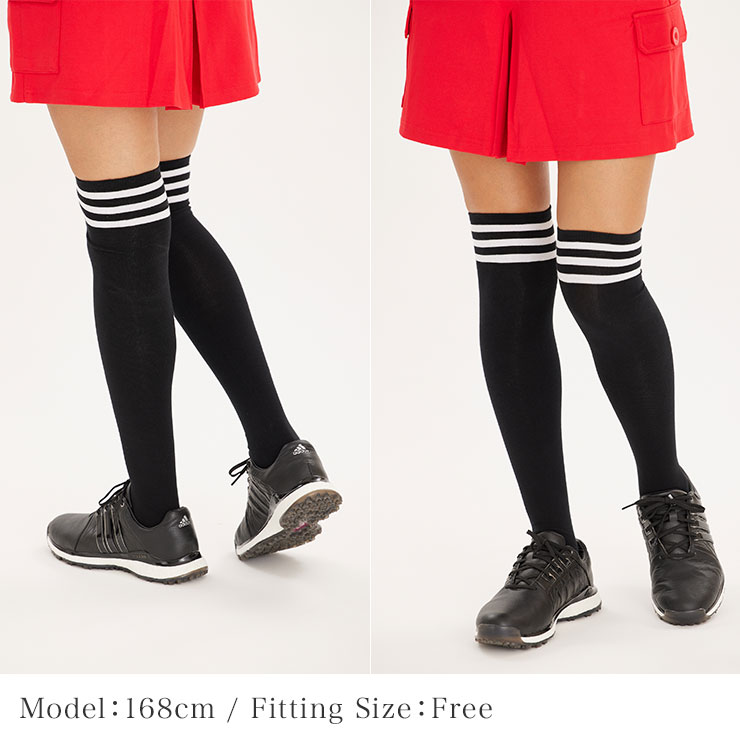 楽天市場】0769 カラーニーハイソックス ゴルフ ゴルフウェア