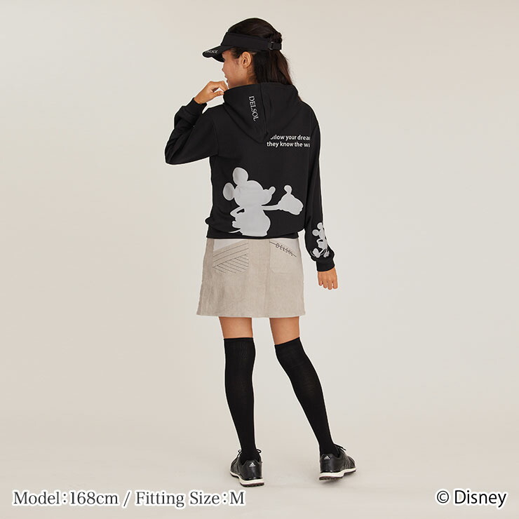 楽天市場】7851 DELSOL GOLF限定 ミッキーマウスデザイン 裏毛パーカー