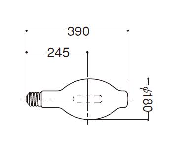 楽天市場】岩崎電気 アイ水銀ランプ 蛍光形 1000W HF1000X : 電材堂