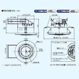 楽天市場】パナソニック 天井埋込形 ナノイー発生機 《エア イー》 6畳