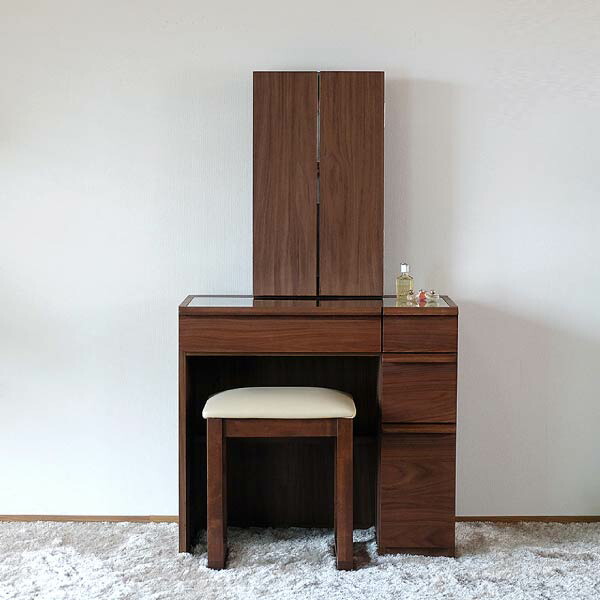 楽天市場】【期間限定3500円引き】ドレッサー 3面鏡 完成品 化粧台