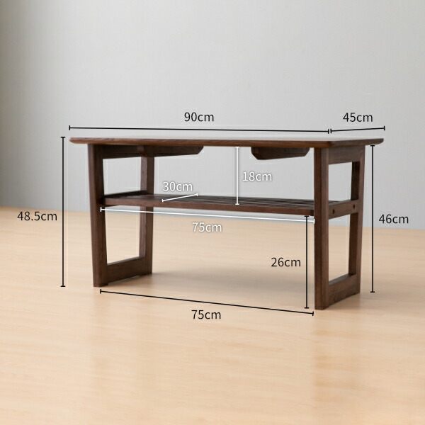 楽天市場】センターテーブル リビング テーブル 机 コンパクト 無垢材